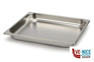 contenitori GN INOX 2.3-BACINELLA 35X32 H.4 MORI2A