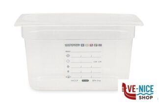 gastronorm GN POLIPROPILENE 1.4 BACINELLA GRADUATA H.15 HACCP MORI2A