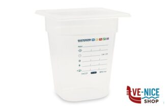 gastronorm GN POLIPROPILENE 1.6 BACINELLA GRADUATA H.20 HACCP MORI2A