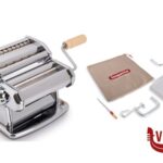 GOURMET MACCHINA I PASTA IMPERIA-RUVIDA-SFOGLIA MM150 - FETTUCCINE 6,5MM-LASAGNETTE 12MM CON ELEGANTE SCATOLA IN LEGNO,SACCHETTO,PENNELLINO,TRAMOGGIA. IMPERIA macchine per pasta 1 pezzi