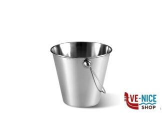 inox GOURMET - MINI CESTINO INOX CON MANICO DIAMETRO CM12,5 H 13 0,8L 7104 COMAS