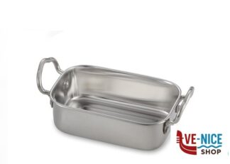 inox GOURMET-MINI TEGLIA INOX CON MANICI CM 14,5X9,5 H4 7107 COMAS
