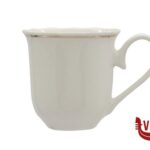 tazze da caffe' GRACE FILO ORO-TAZZA CAFFE IN PORCELLANA ALLUMINICA CL 9 IMPORT TAVOLA PROFESSIONAL