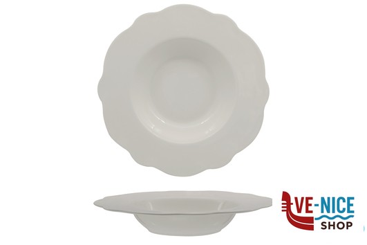 fondo GRACE-PASTA BOWL IN PORCELLANA ALLUMINICA CM 27 INTERNO CM 16,5 IMPORT TAVOLA PROFESSIONAL