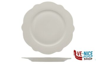 piano GRACE- PIATTO PIANO IN PORCELLANA ALLUMINICA CM 30,5 IMPORT TAVOLA PROFESSIONAL