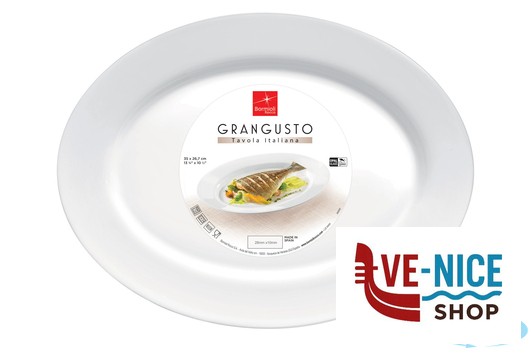 vetro/opale GRANGUSTO-PIATTO PESCE CM.35X27 400582FTB BORMIOLI ROCCO - immagine 2