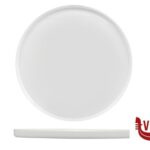 vetro/opale GRANGUSTO-PIATTO TONDO CM21H1,8 BORDO ALTO 410714 BORMIOLI ROCCO