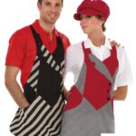 altri GREMBIULE PANAREA NERO-RIGA GRIGIO TOMA