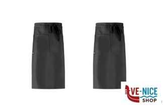 0 ARGO-GREMBIULE SENZA PETTORINA NERO CONFEZIONE 2 PEZZI TOMA