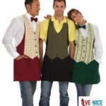 altri GREMBIULE SIMON NERO-RIGA GIALLA TOMA