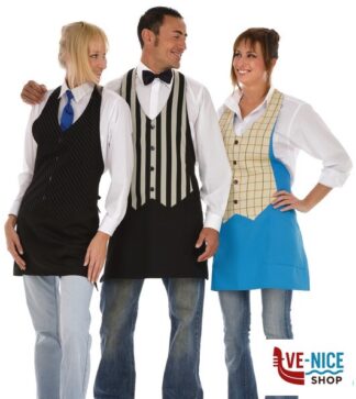 altri GREMBIULE SIMON NERO-RIGA GRIGIO PER. TOMA