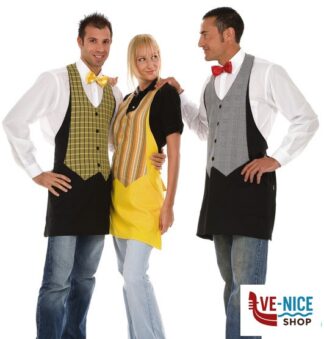 altri GREMBIULE SIMON NERO-SCOZZESE GIALLO TOMA