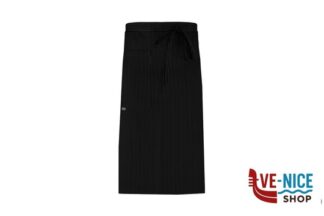 grembiuli GREMBIULE VEGA UNISEX GESSATO NERO CONFEZIONE 2PEZZI H.65X85 1467 TOMA