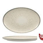 fondo GREY IRIS TITANIUM - PIATTO OVALE CM 24 ARIANE FINE PORCELAIN