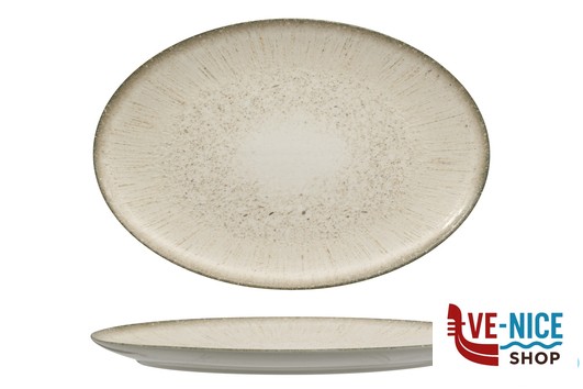 piano GREY IRIS TITANIUM - PIATTO OVALE CM 32 ARIANE FINE PORCELAIN
