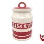 altri materiali GROOVE-BISCOTTIERA DECORATA H.CM.24   460G0162 IMPORT TAVOLA