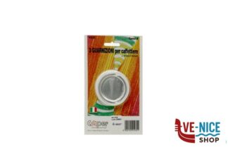 0 CONFEZIONE 3 GUARNIZIONI 1PIASTRINA PER CAFFETTIERA MOKA 2 TAZZE CAPER