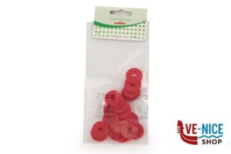 accessori per enologia GUARNIZIONI PER TAPPO BOTTIGLIA 20 PEZZI-NEW-1960-20 REALIZZATE CON NUOVO MATERIALE TPE RECICLABILE DI COLORE ROSSO INTENSO CALDER