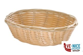 cestini per il pane HORECAPROFESSIONAL - CESTINO PANE OVALE CM.25X18 H 6,5 NATURALE HPB-5BNT IMPORT PROFESSIONAL