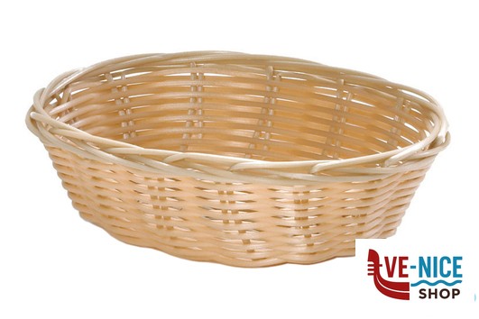 cestini per il pane HORECAPROFESSIONAL - CESTINO PANE OVALE CM.25X18 H 6,5 NATURALE HPB-5BNT IMPORT PROFESSIONAL