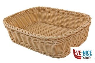 cestini per il pane HORECAPROFESSIONAL - CESTINO PANE PESANTE RETTANGOLARE CM.29X21,5 H 9 NATURALE SPB-10AN IMPORT PROFESSIONAL