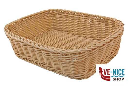 cestini per il pane HORECAPROFESSIONAL - CESTINO PANE PESANTE RETTANGOLARE CM.29X21,5 H 9 NATURALE SPB-10AN IMPORT PROFESSIONAL