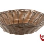 cestini per il pane HORECAPROFESSIONAL - CESTINO PANE TONDO CM.21,5 H 5,5 MARRONE HPB-6CBR IMPORT PROFESSIONAL