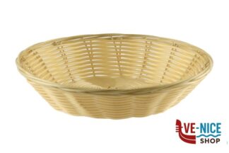 cestini per il pane HORECAPROFESSIONAL - CESTINO PANE TONDO CM.21,5 H 5,5 NATURALE HPB-6CNT IMPORT PROFESSIONAL