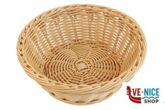 cestini per il pane HORECAPROFESSIONAL - CESTINO PANE PESANTE TONDO CM.21 H 8 NATURALE SPB-7BN IMPORT PROFESSIONAL