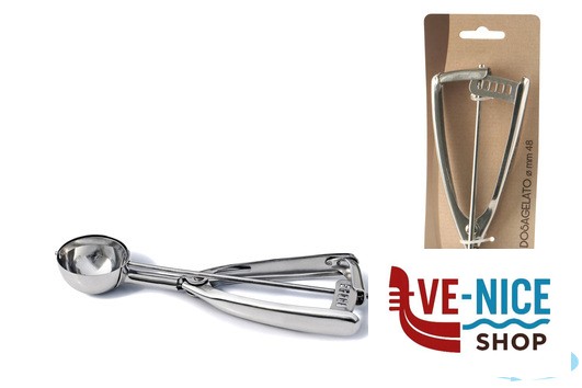 utensili vari HORECAPROFESSIONAL - DOSATORE GELATO INOX 48MM IMPORT PROFESSIONAL - immagine 2
