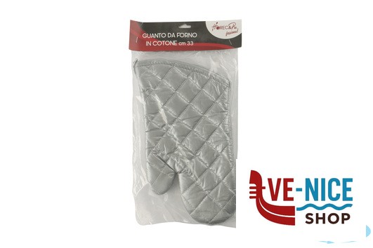 utensili vari HORECAPROFESSIONAL - GUANTO DA FORNO IN COTONE CM.33 SLM-13 IMPORT PROFESSIONAL - immagine 3