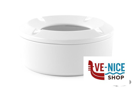 posacenere HORECAPROFESSIONAL - POSACENERE ANTIVENTO CM.10,5 BIANCO ASTM-4WH IMPORT PROFESSIONAL - immagine 3