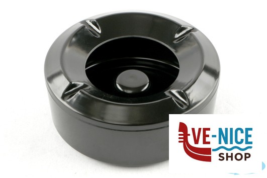 posacenere HORECAPROFESSIONAL - POSACENERE ANTIVENTO CM.10,5 NERO ASTM-4BK IMPORT PROFESSIONAL - immagine 3