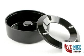 posacenere HORECAPROFESSIONAL - POSACENERE ANTIVENTO CM.10,5 NERO ASTM-4BK IMPORT PROFESSIONAL