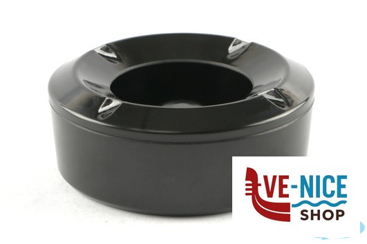 posacenere HORECAPROFESSIONAL - POSACENERE ANTIVENTO CM.10,5 NERO ASTM-4BK IMPORT PROFESSIONAL - immagine 2