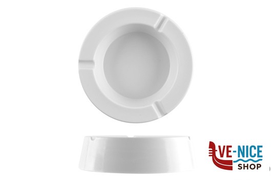 posacenere HORECAPROFESSIONAL - POSACENERE MELAMINA CM.10,5 BIANCO IMPORT PROFESSIONAL