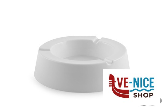 posacenere HORECAPROFESSIONAL - POSACENERE MELAMINA CM.10,5 BIANCO IMPORT PROFESSIONAL - immagine 2