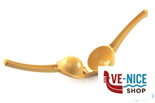 utensili vari HORECAPROFESSIONAL - SPREMI LIMONI CM.7,5 GIALLO IN ALLUMINIO PRESSOFUSO IMPORT PROFESSIONAL - immagine 2