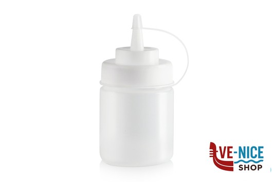 utensili vari HORECAPROFESSIONAL - SQUEEZE TRASPARENTE CON TAPPO 236ML SBC-08WS IMPORT PROFESSIONAL