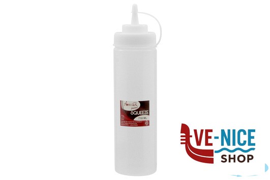 utensili vari HORECAPROFESSIONAL - SQUEEZE TRASPARENTE CON TAPPO 710ML SBC-24WS IMPORT PROFESSIONAL - immagine 2