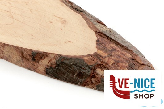 legno HORECAPROFESSIONAL-TAGLIERE CORTECCIA OVALE CON MANICO CM40-45X12-14 ESSENDO UN PRODOTTO NATURALE EVENTUALI SCOSTAMENTI SONO DA CONSIDERARSI TOLLERATI PANETTA CASALINGHI DI PANETTA ANTONIO - immagine 3