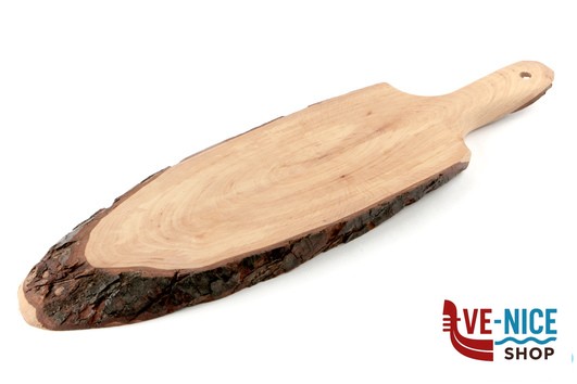 legno HORECAPROFESSIONAL-TAGLIERE CORTECCIA OVALE CON MANICO CM46-52X14-17 ESSENDO UN PRODOTTO NATURALE EVENTUALI SCOSTAMENTI SONO DA CONSIDERARSI TOLLERATI PANETTA CASALINGHI DI PANETTA ANTONIO