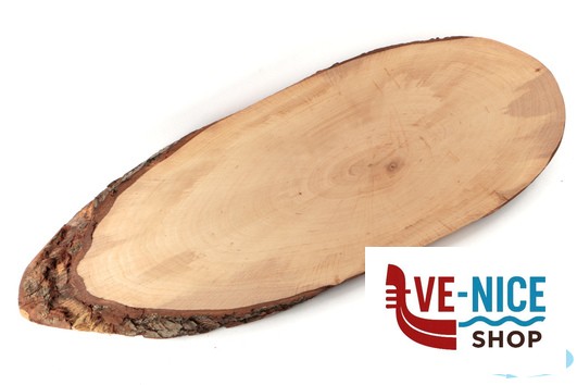 legno HORECAPROFESSIONAL-TAGLIERE CORTECCIA OVALE CM.59-65X18-23 ESSENDO UN PRODOTTO NATURALE EVENTUALI SCOSTAMENTI SONO DA CONSIDERARSI TOLLERATI PANETTA CASALINGHI DI PANETTA ANTONIO - immagine 2