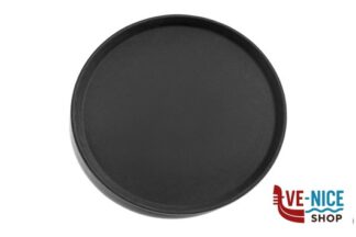 attrezzature professionali HORECAPROFESSIONAL - VASSOIO ANTISCIVOLO TONDO FIBRA DI VETRO CM.35 NST-1400BK IMPORT PROFESSIONAL