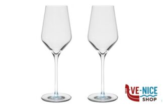 vetro cristallino HIGHLIGHT - CONFEZIONE 2 CALICI VINI BIANCHI QUATROPHIL CL.40,5 CON LUCE BIANCA 2310003HL002 STOLZLE LAUSITZ GMBH