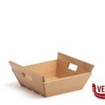 altri materiali HOGAZA-MINI CESTA QUADRATA IN LEGNO CON MANICI CM17X17 H7 7544 COMAS