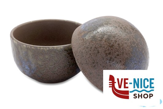 ceramica HORUS-COPPETTA UOVO CON COPERCHIO CM.12,5 H.14 IN GRES PORCELLANATO IMPORT TAVOLA PROFESSIONAL - immagine 4