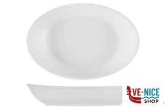 fondo HOTEL - PIATTO OVALE FONDO CM 30 MANIFATTURA PORCELLANE SARONNO SRL