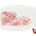 vetro/opale I LOVE PIZZA RED-SOTTOPIATTO CM.33  4.19320.F77.3.21.753 BORMIOLI ROCCO