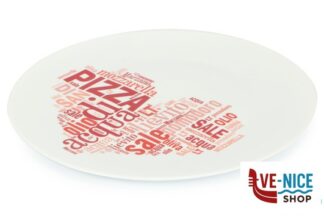 vetro/opale I LOVE PIZZA RED-SOTTOPIATTO CM.33 4.19320.F77.3.21.753 BORMIOLI ROCCO